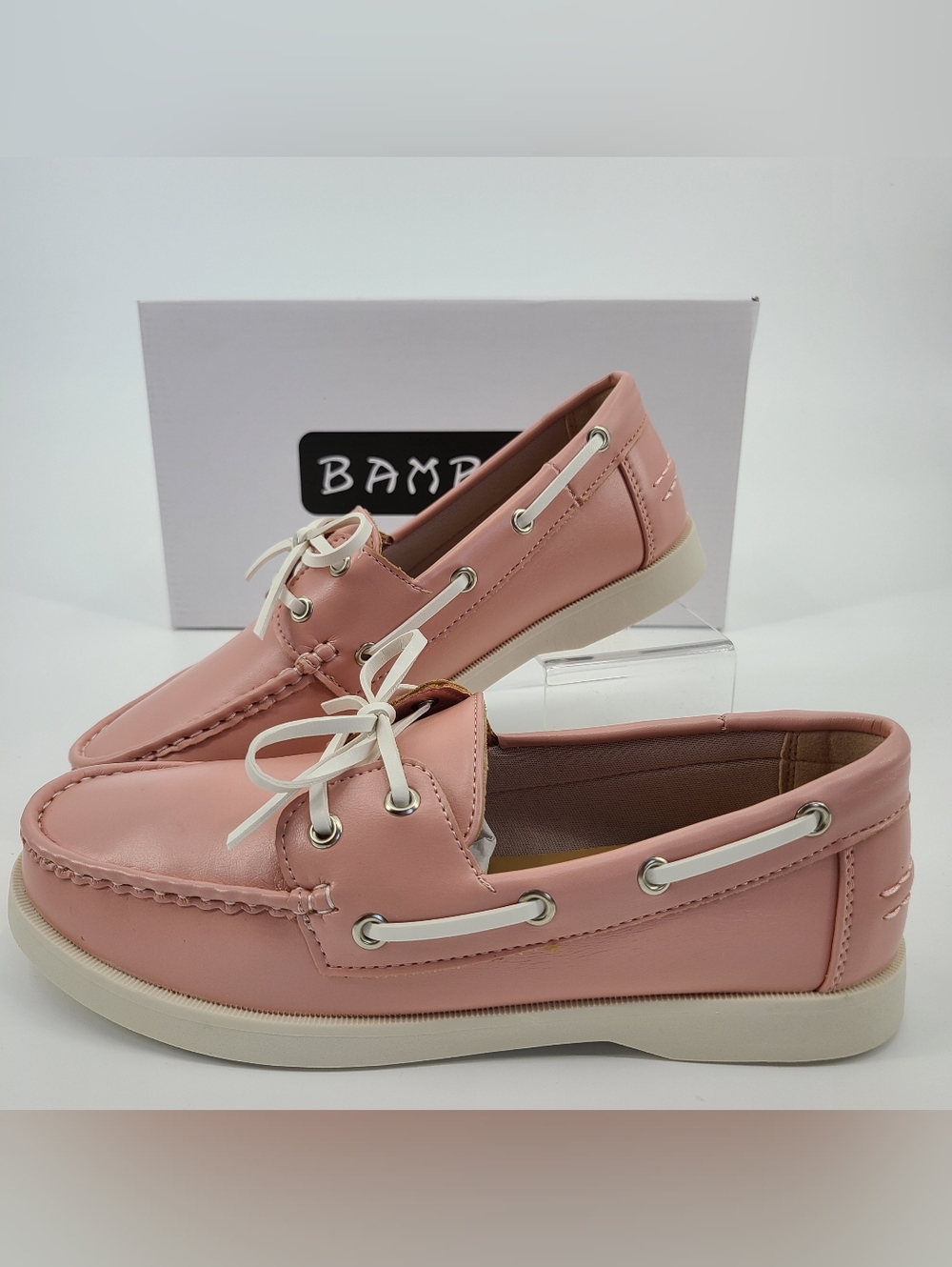Bamboo Pink Women's Boat Shoes Size 7